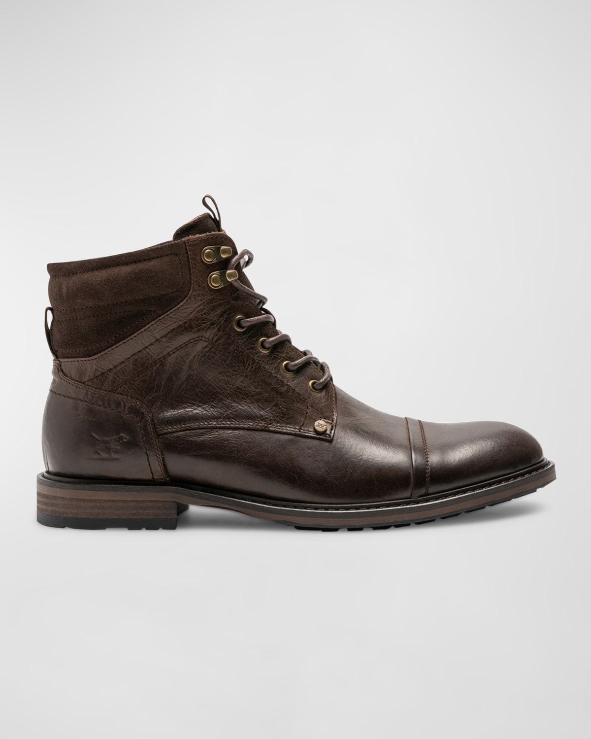 Men's Dunedin Leather Lace-Up Military Boots