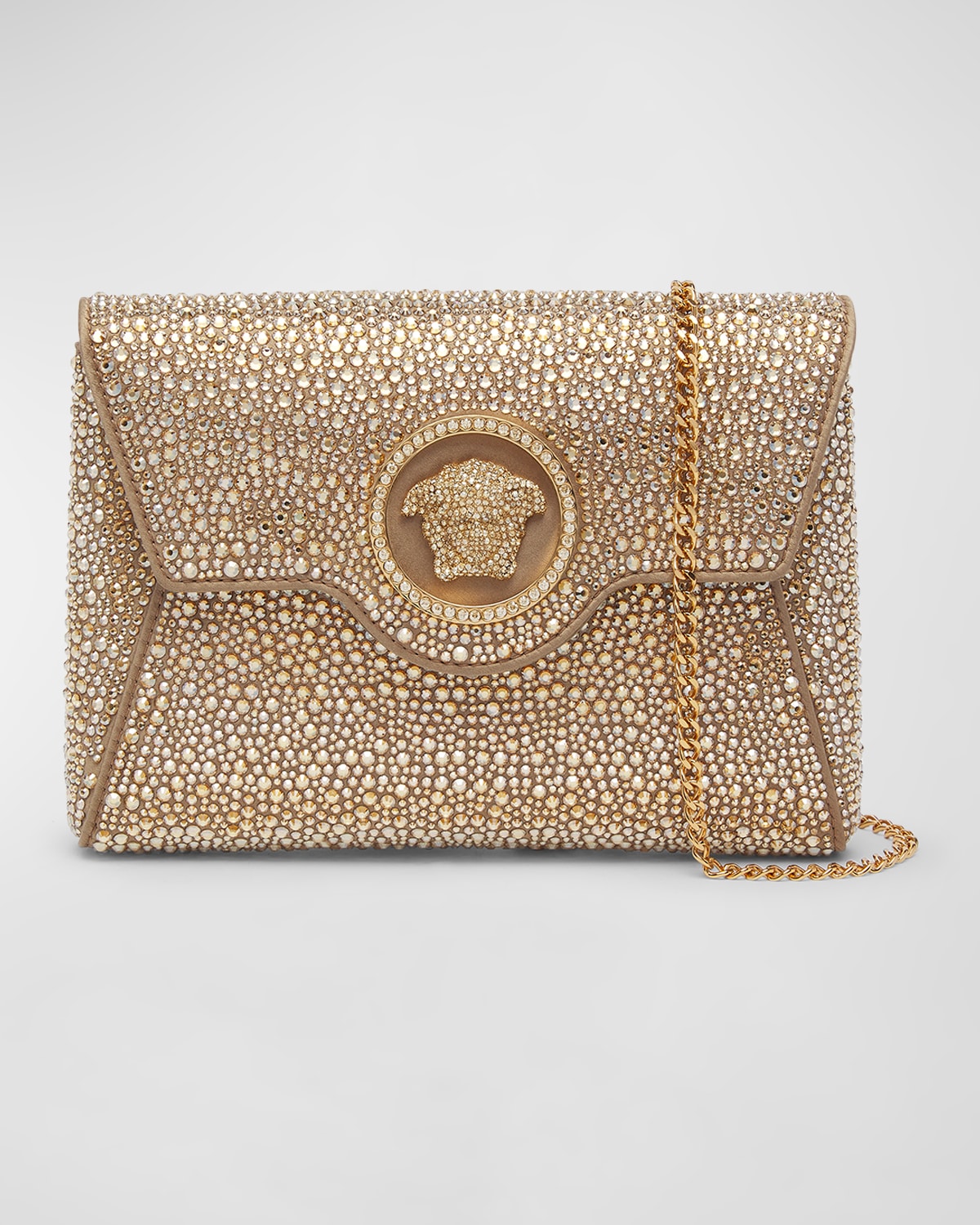 La Medusa Mini Crystal Crossbody Bag