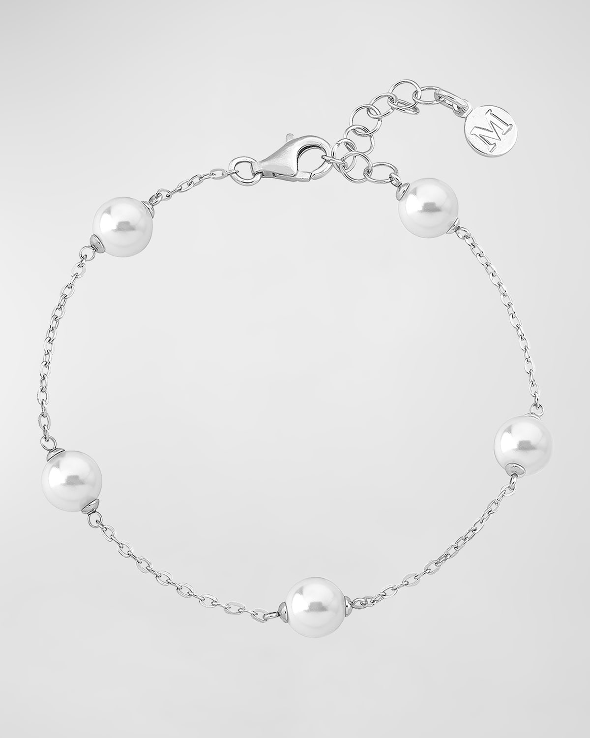 Majorica Ilusion Pearl Soft Bracelet In Wht