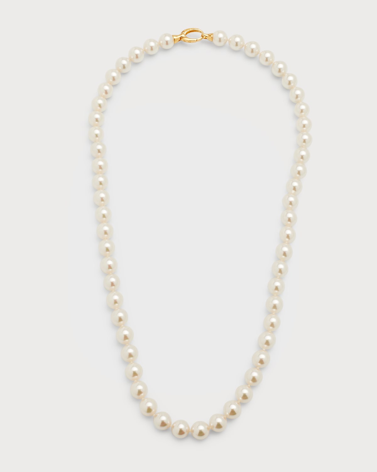 Majorica Lyra Pearl-strand Necklace, 24"l In Wht