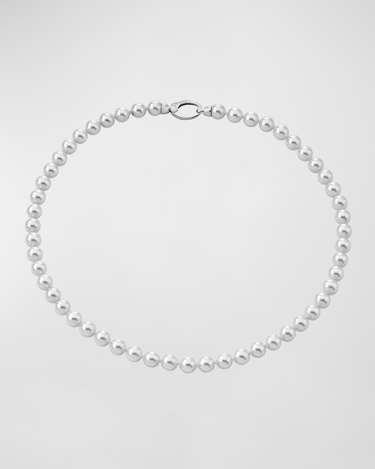 Majorica Lyra Pearl-strand Necklace, White In Wht