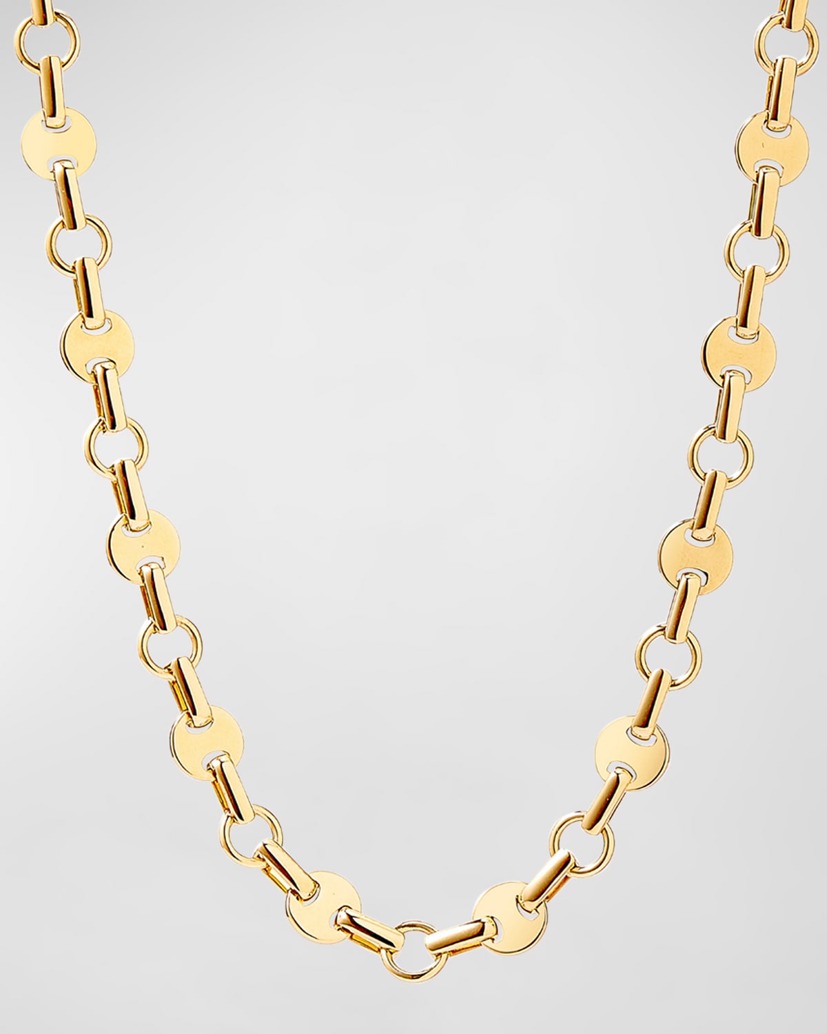 Syna Geometrix Gold Necklace In Yellow