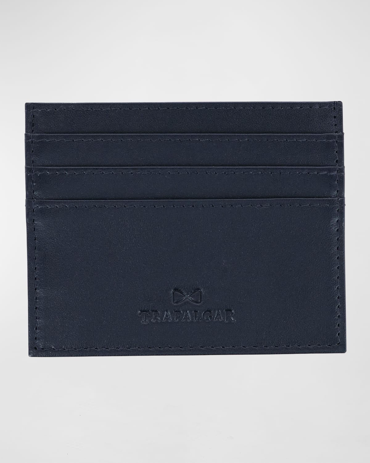 Trafalgar Men's Sergio Leather Card Holder In Black