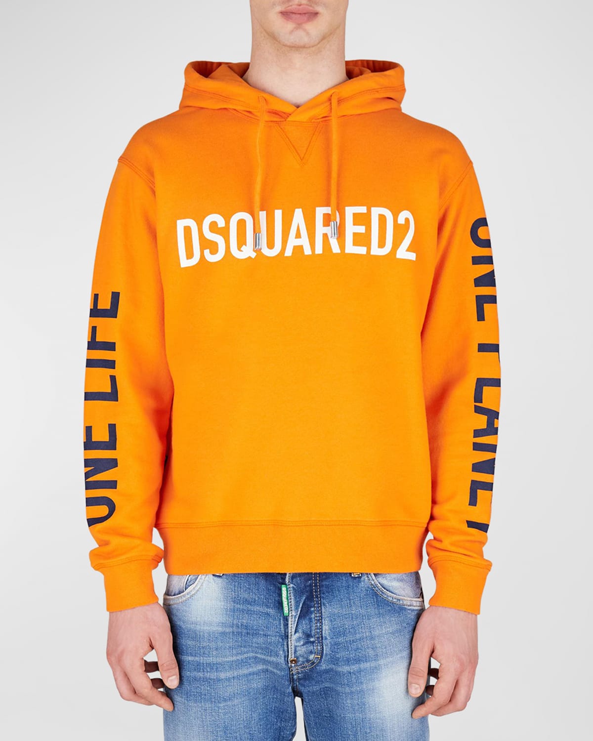 Dsquared2 hoodie shop orange