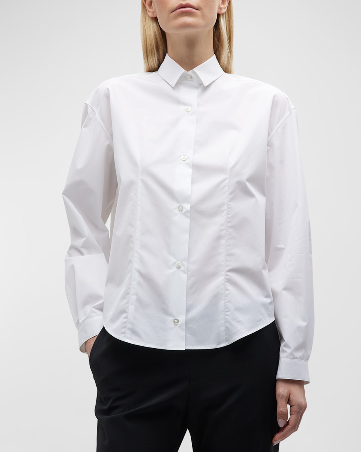 The Row Baltica Classic Button-front Shirt In White