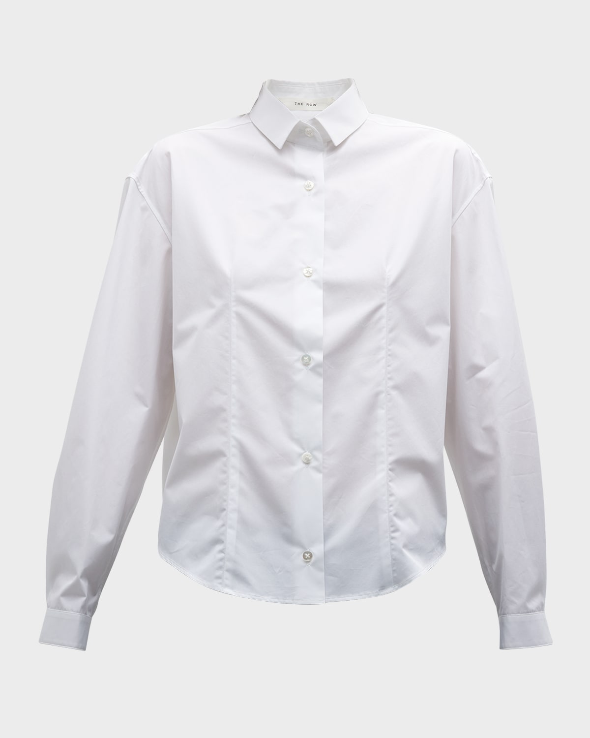 The Row Baltica Classic Button-front Shirt In White