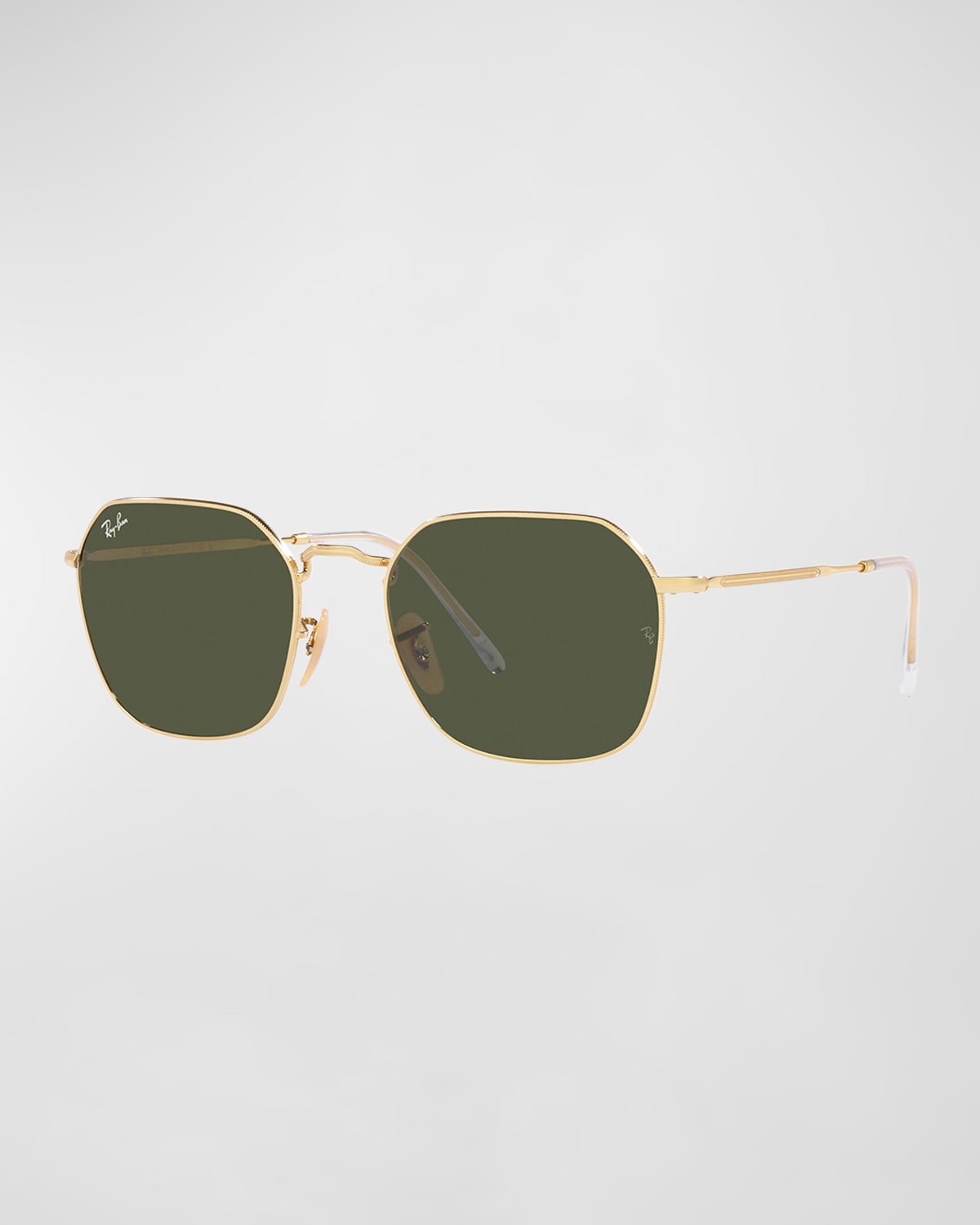 Ray Ban Men's Metal Square Sunglasses, 55mm In Gold Flash