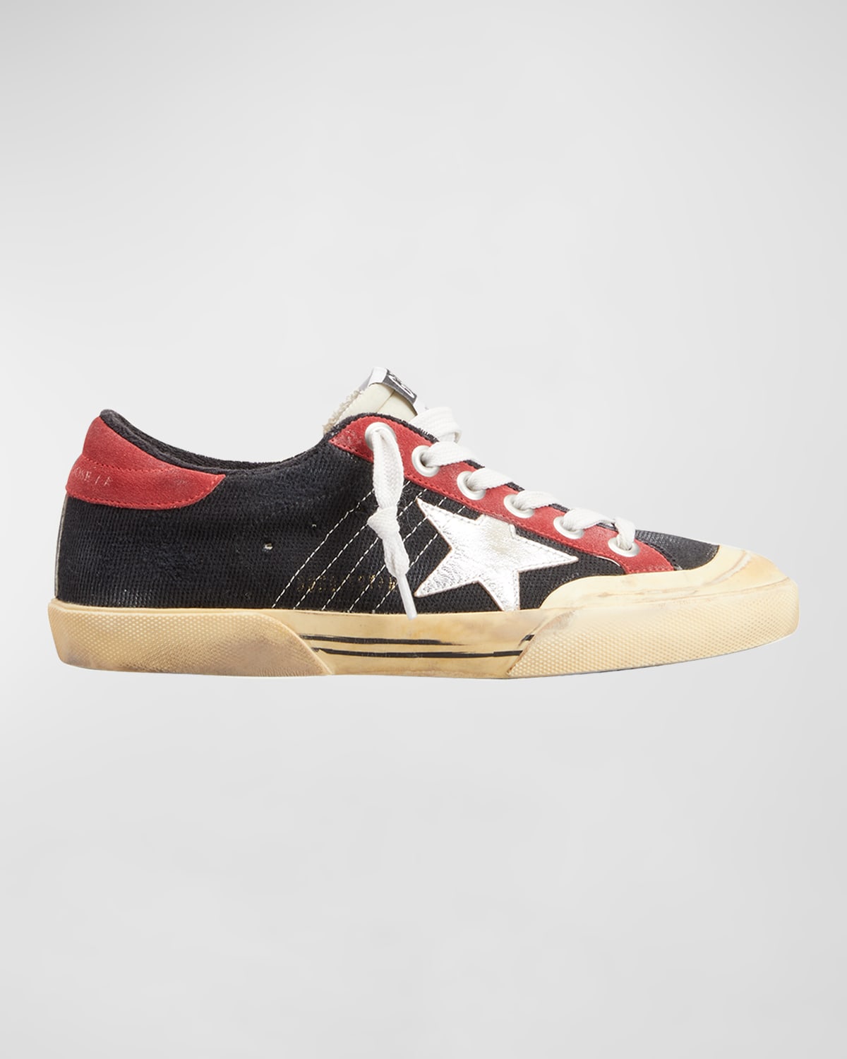 Superstar Mixed Leather Low-Top Sneakers