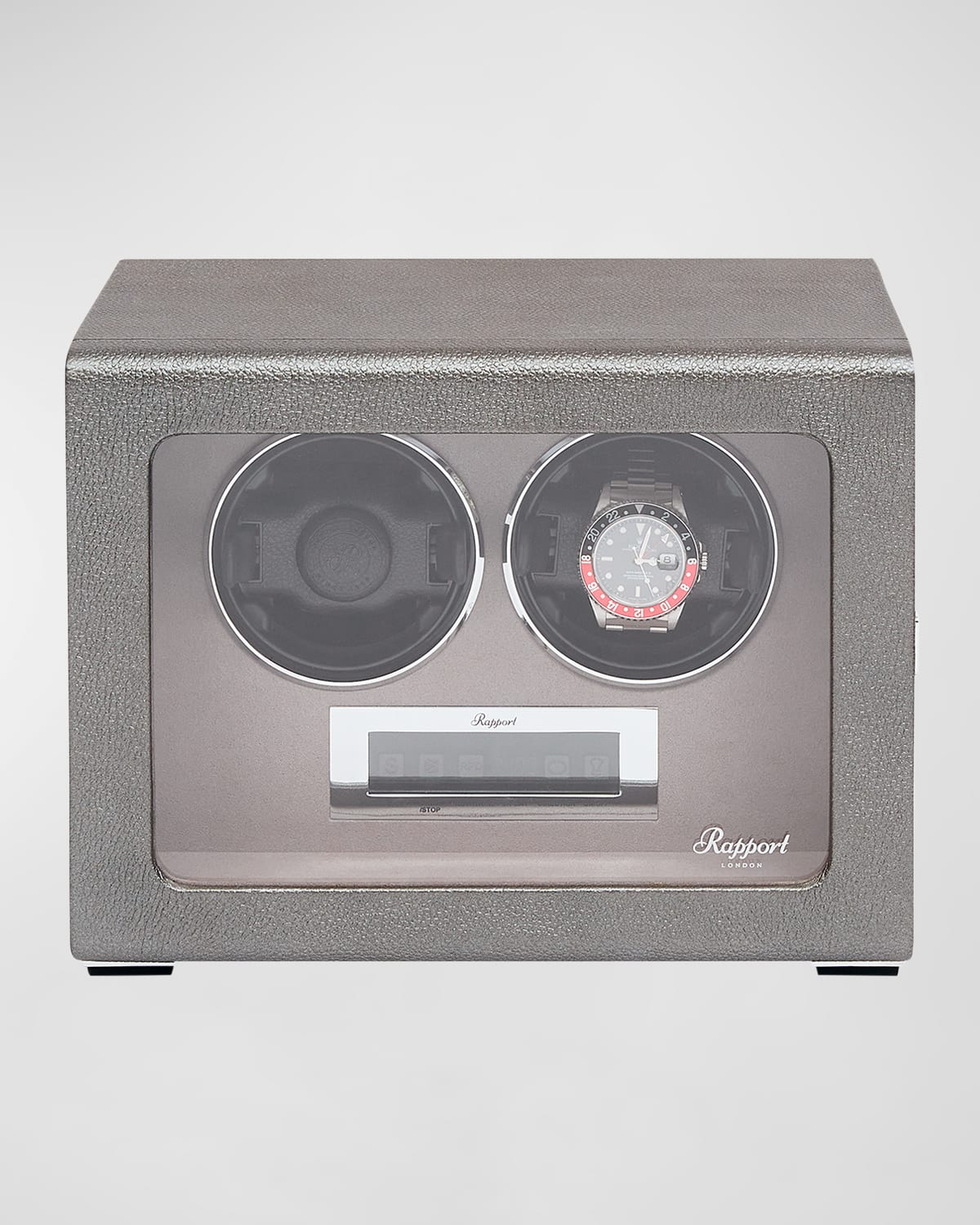 Shop Rapport Quantum Duo 2-watch Winder In Grey