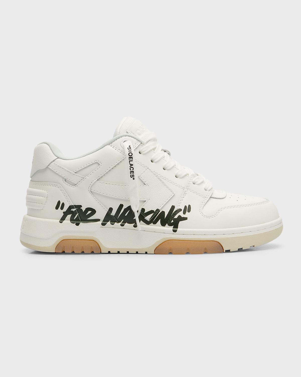 Off-white 30mm Out Of Office Leather Sneakers In White Black