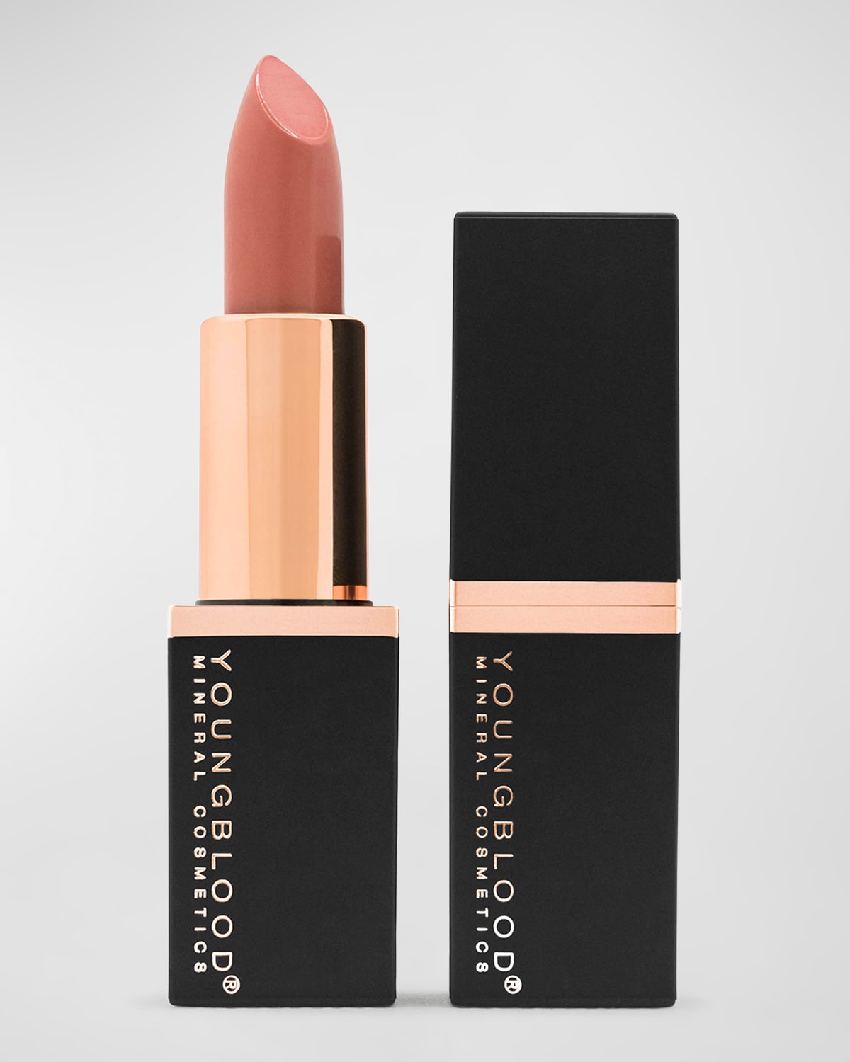 Shop Youngblood Mineral Cosmetics Mineral Creme Lipstick In Blushing Nude