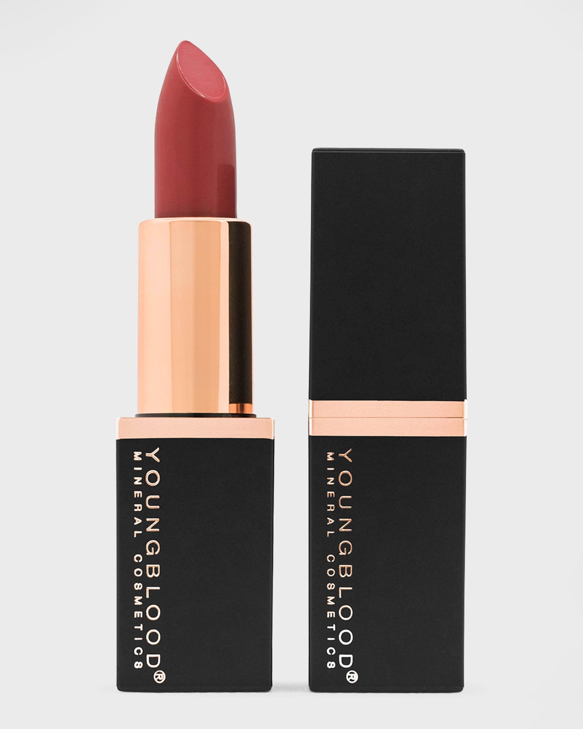 Shop Youngblood Mineral Cosmetics Mineral Creme Lipstick In Smolder