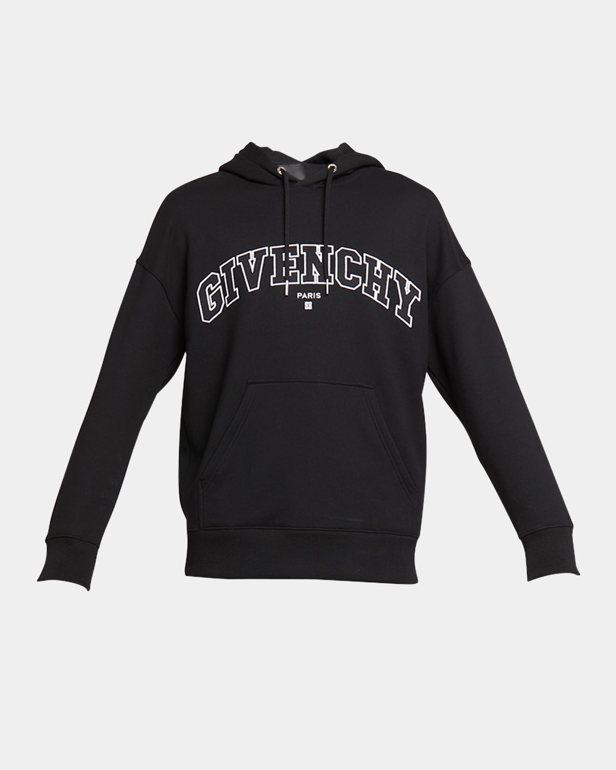 Men's Slim-Fit College Embroidered Hoodie