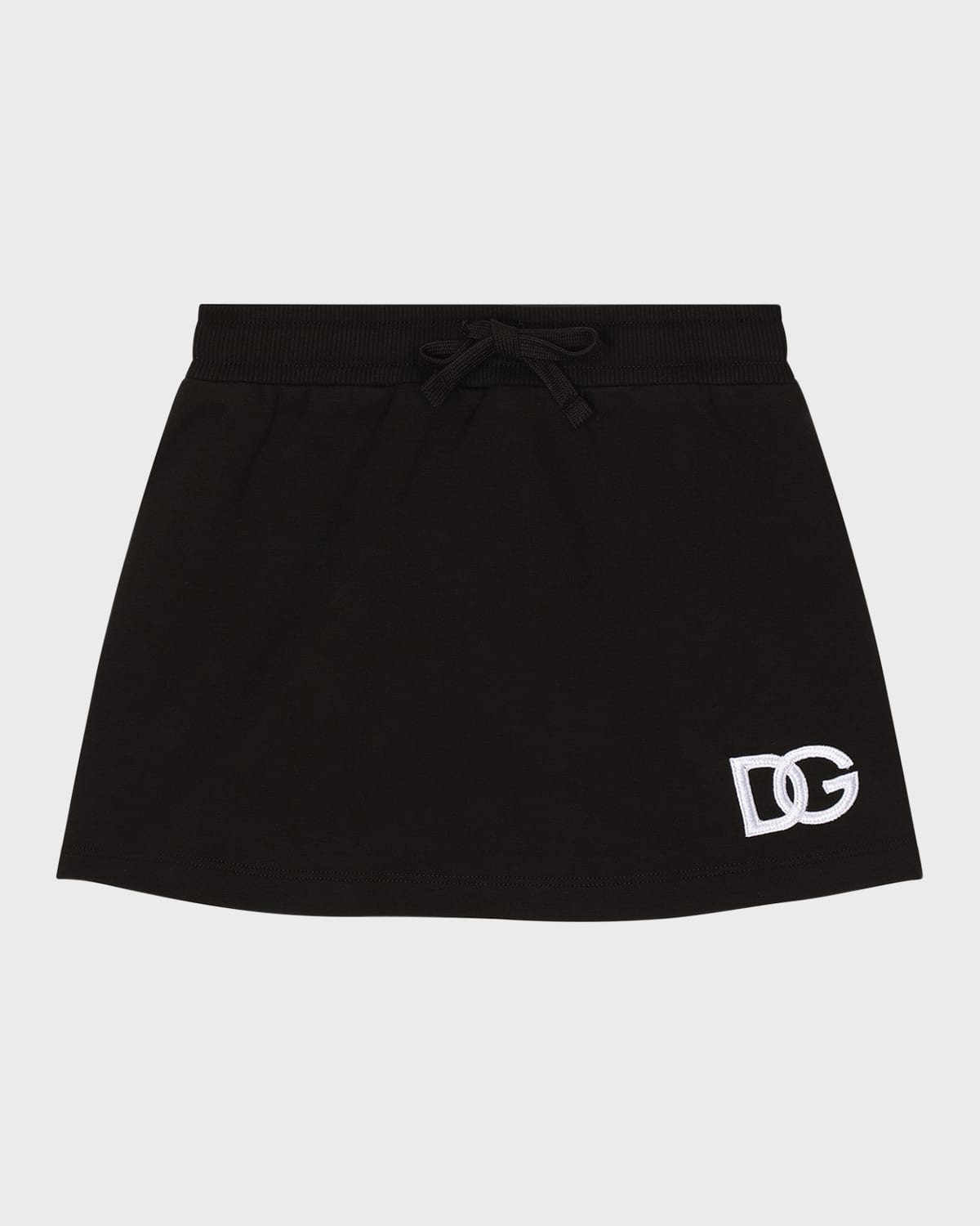Dolce & Gabbana Kids' Little Girl's & Girl's Logo Sweat Skirt In Black
