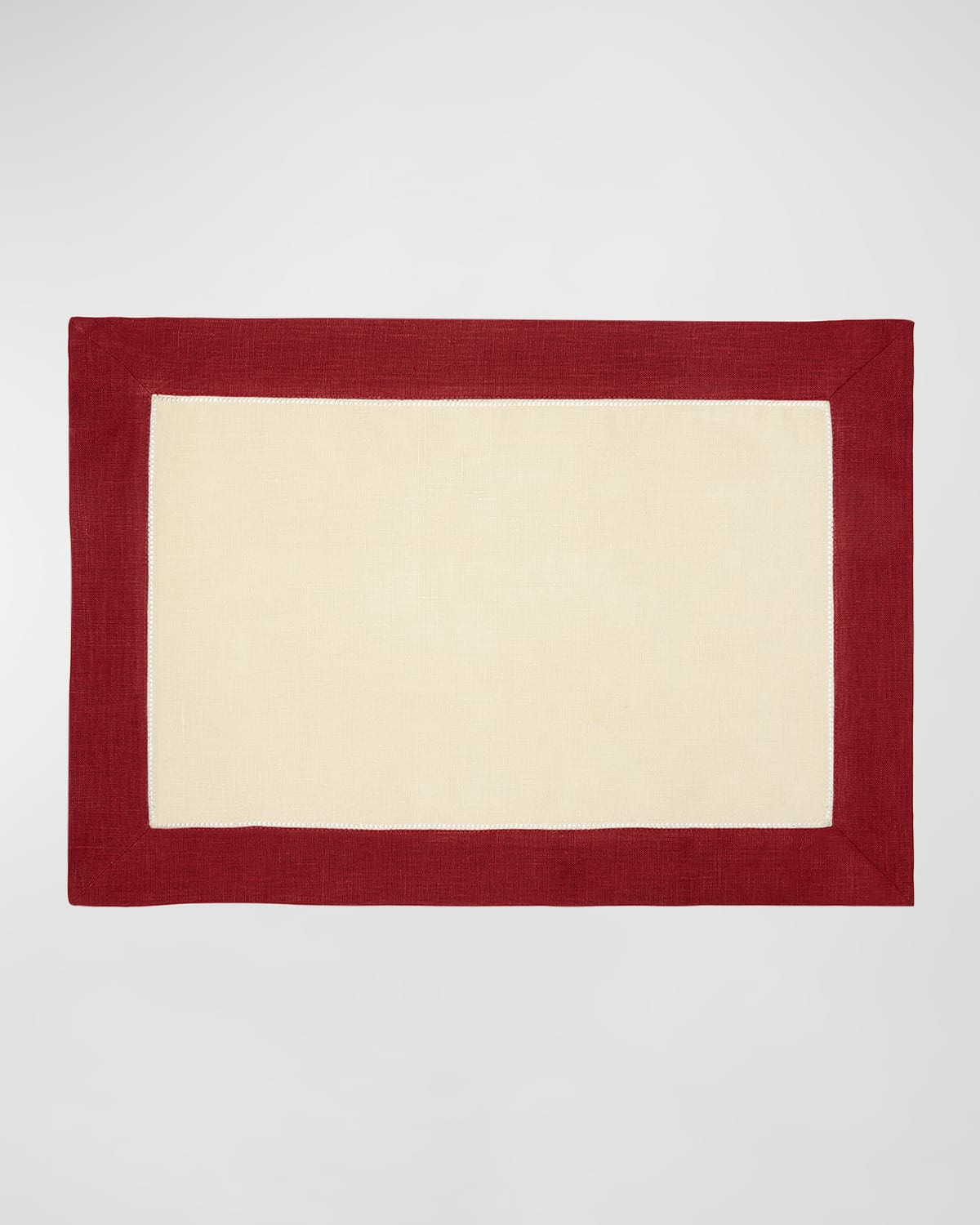 Sferra Roma Placemats, Set Of 4 In Stone/cinnabar