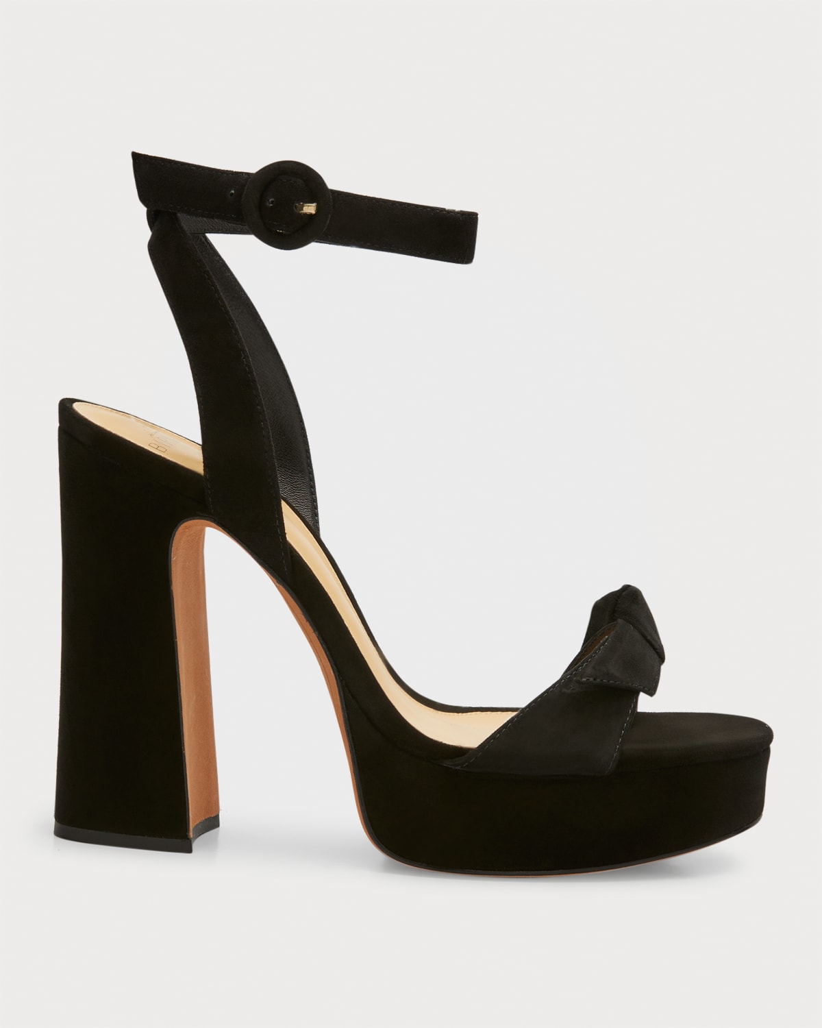 Clarita Curve Suede Platform Sandals