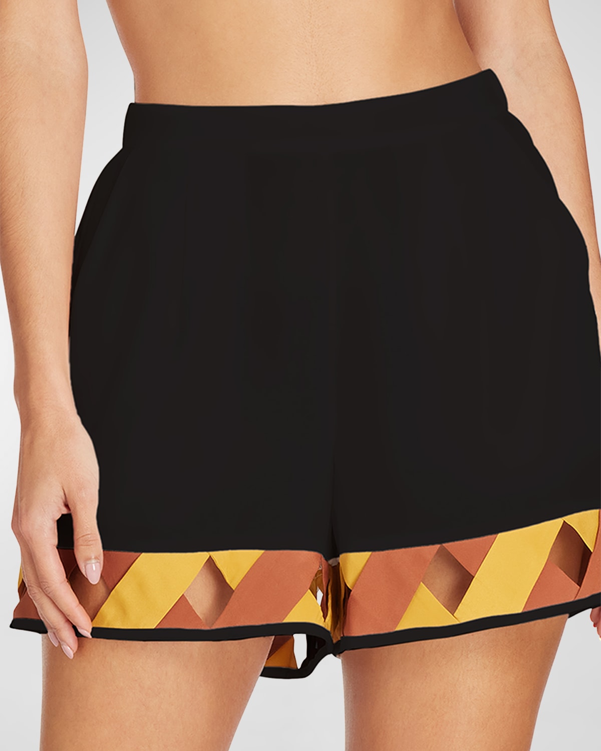 Valimare Ravello Coverup Shorts In Black
