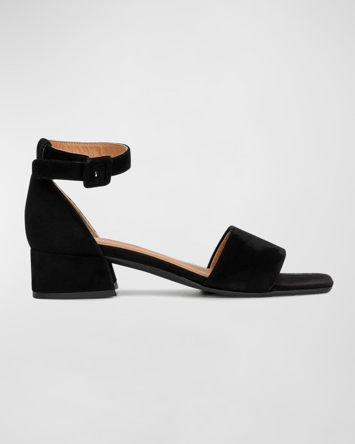 AQUATALIA HILDY SUEDE ANKLE-STRAP SANDALS