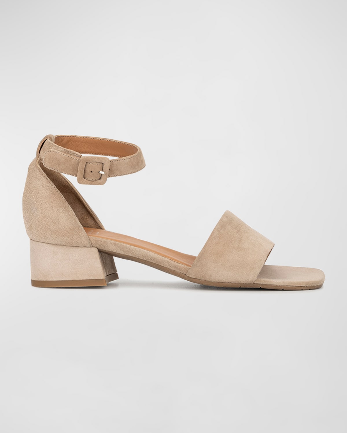 AQUATALIA HILDY SUEDE ANKLE-STRAP SANDALS