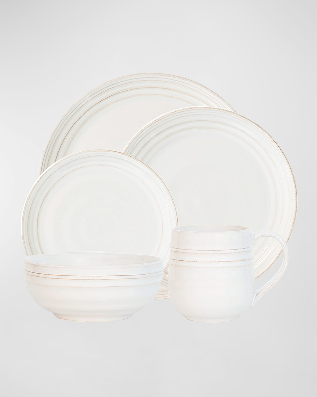 Juliska Bilbao Stoneware Five-piece Dinnerware Set