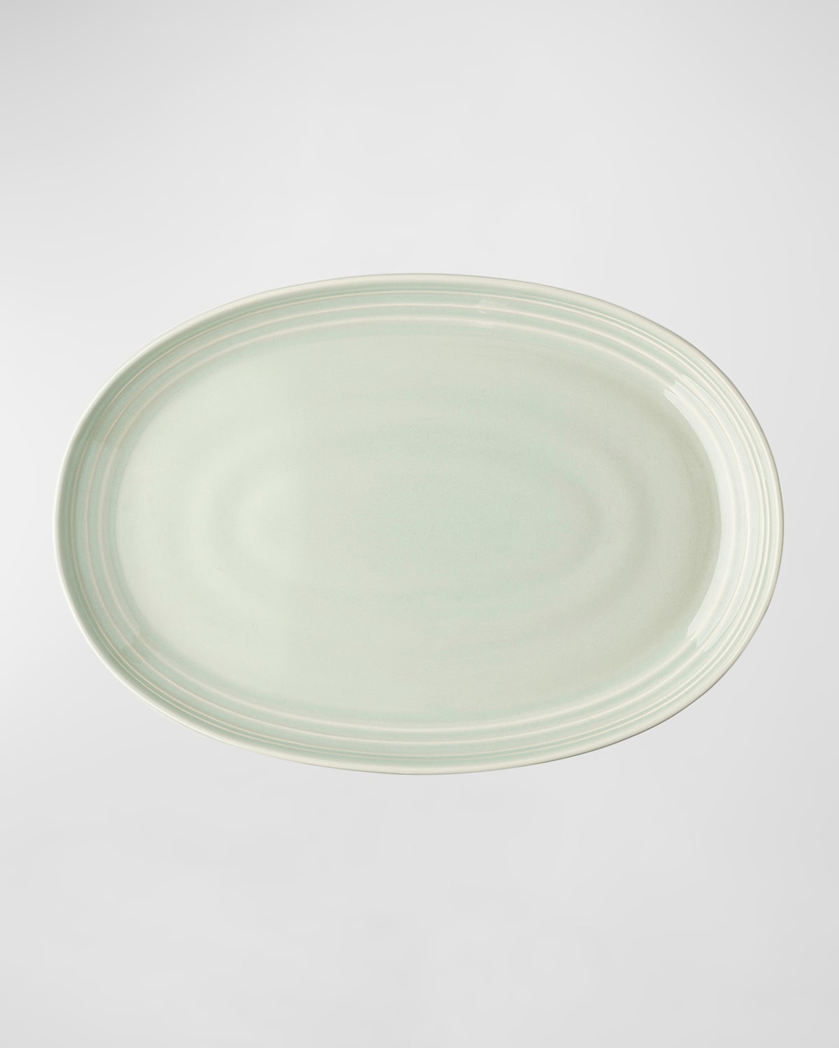 Shop Juliska Bilbao Whitewash 17" Platter In Sage