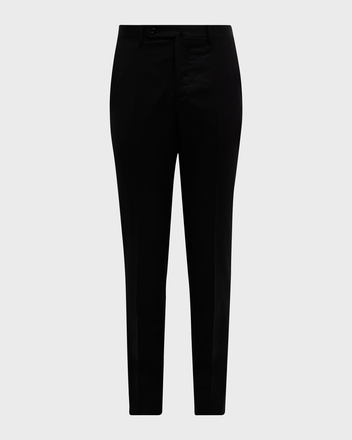 Men's Solid Stretch Wool Pants