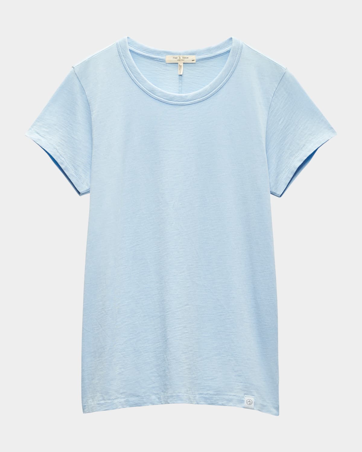 Rag & Bone The Slub Short Sleeve Tee In Raindrop