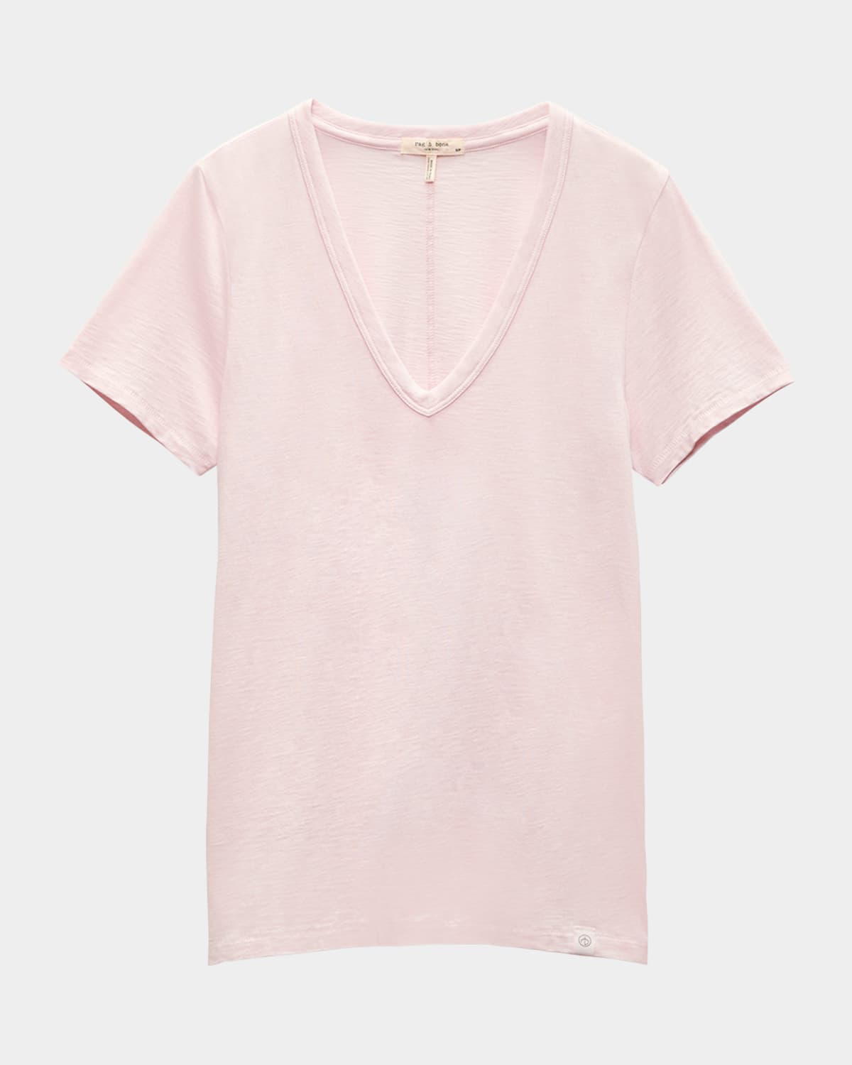 Rag & Bone The Slub Tee In Blush