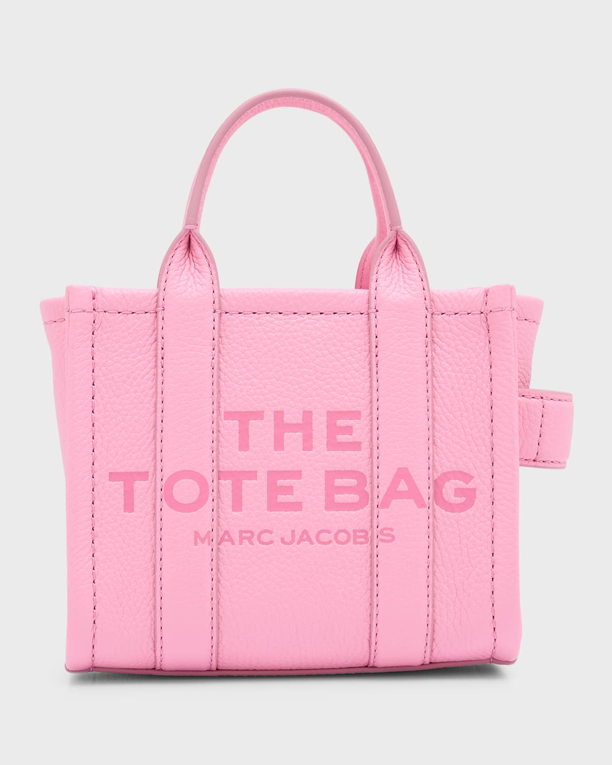 Marc Jacobs The Leather Mini Tote Bag In Fluro Candy