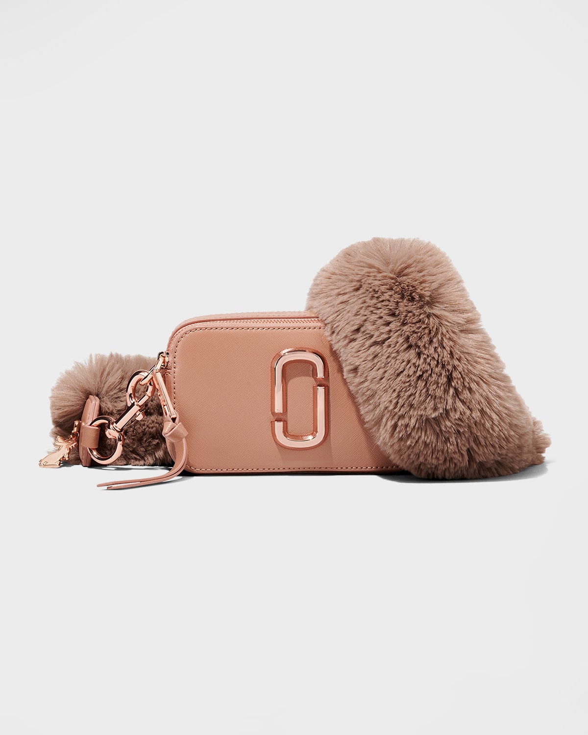 Marc Jacobs The Snapshot Faux Fur Crossbody Bag