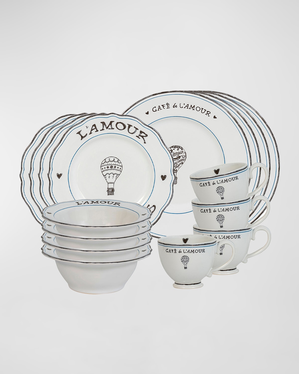 Juliska L'amour Toujours 16-piece Dinnerware Set