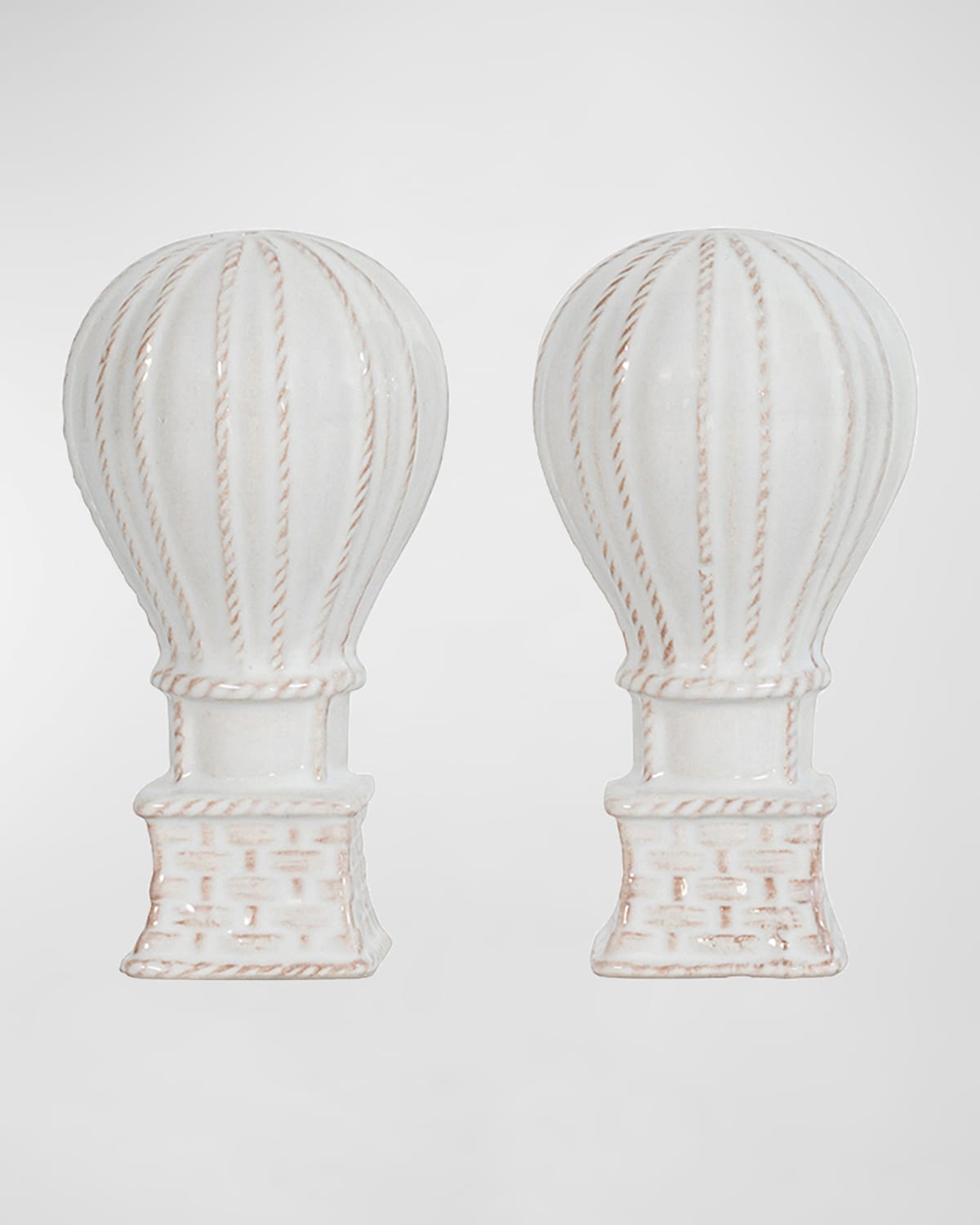 Shop Juliska L'amour Toujours Hot Air Balloon Salt & Pepper Set In White