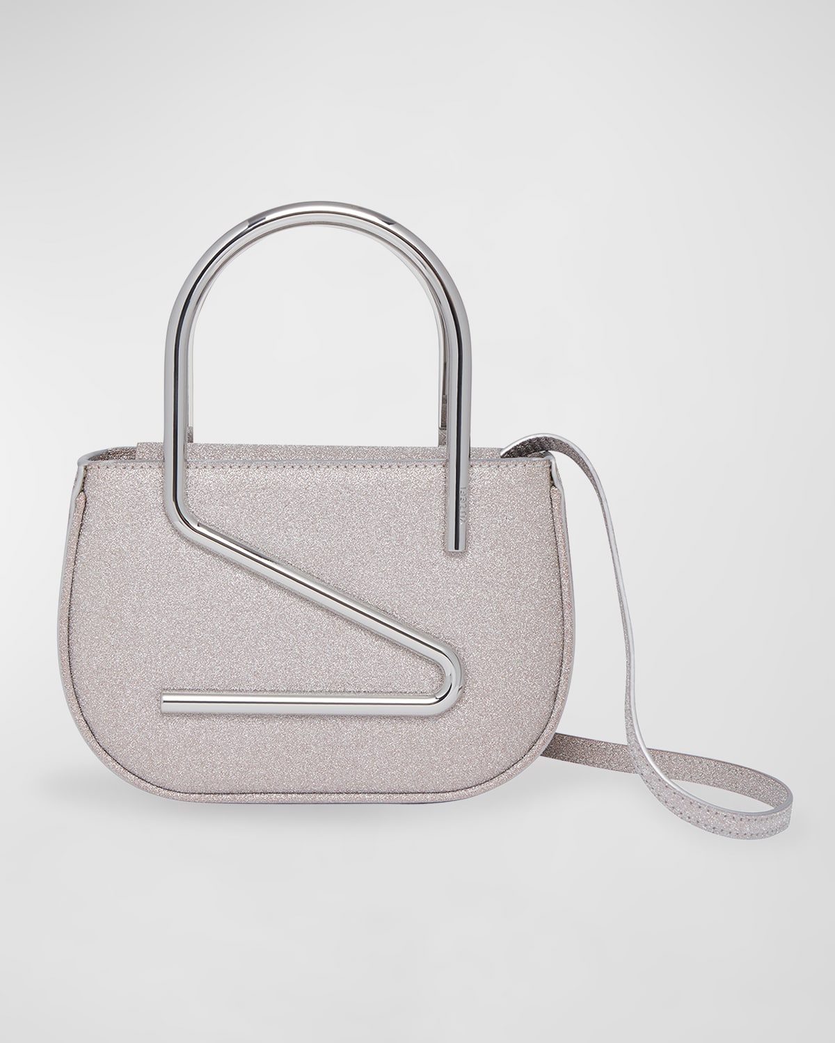 Yuzefi Moon Glitter Metal Top-Handle Bag | Smart Closet