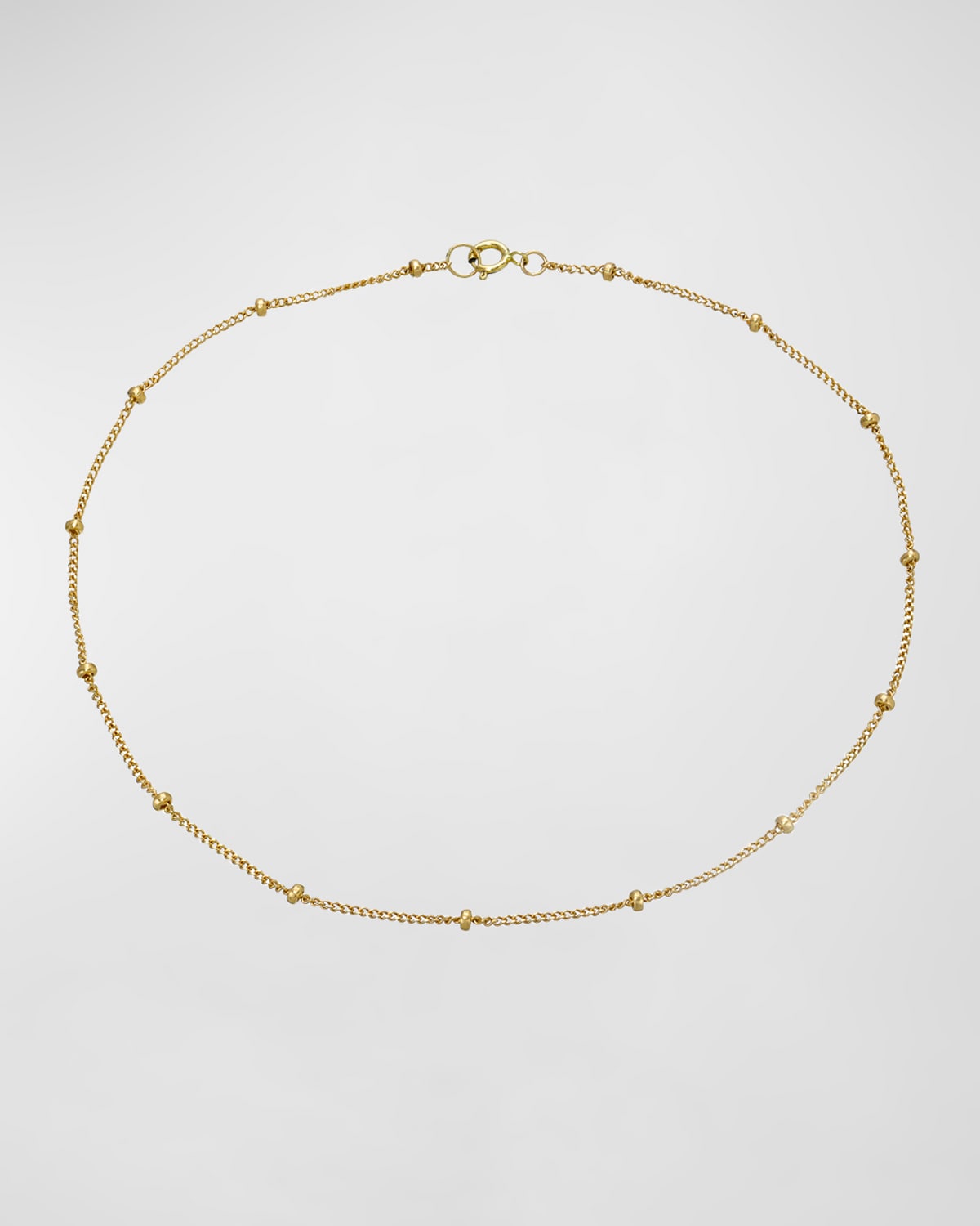 Zoe Lev Jewelry 14k Gold Segment Chain Anklet