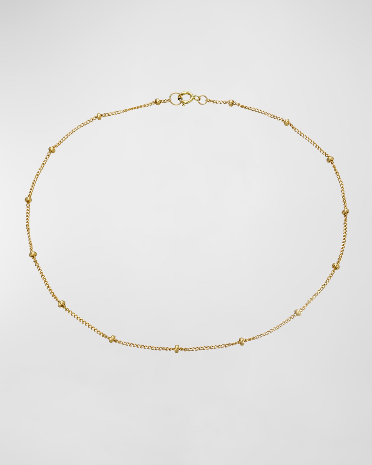 14K Gold Segment Chain Anklet