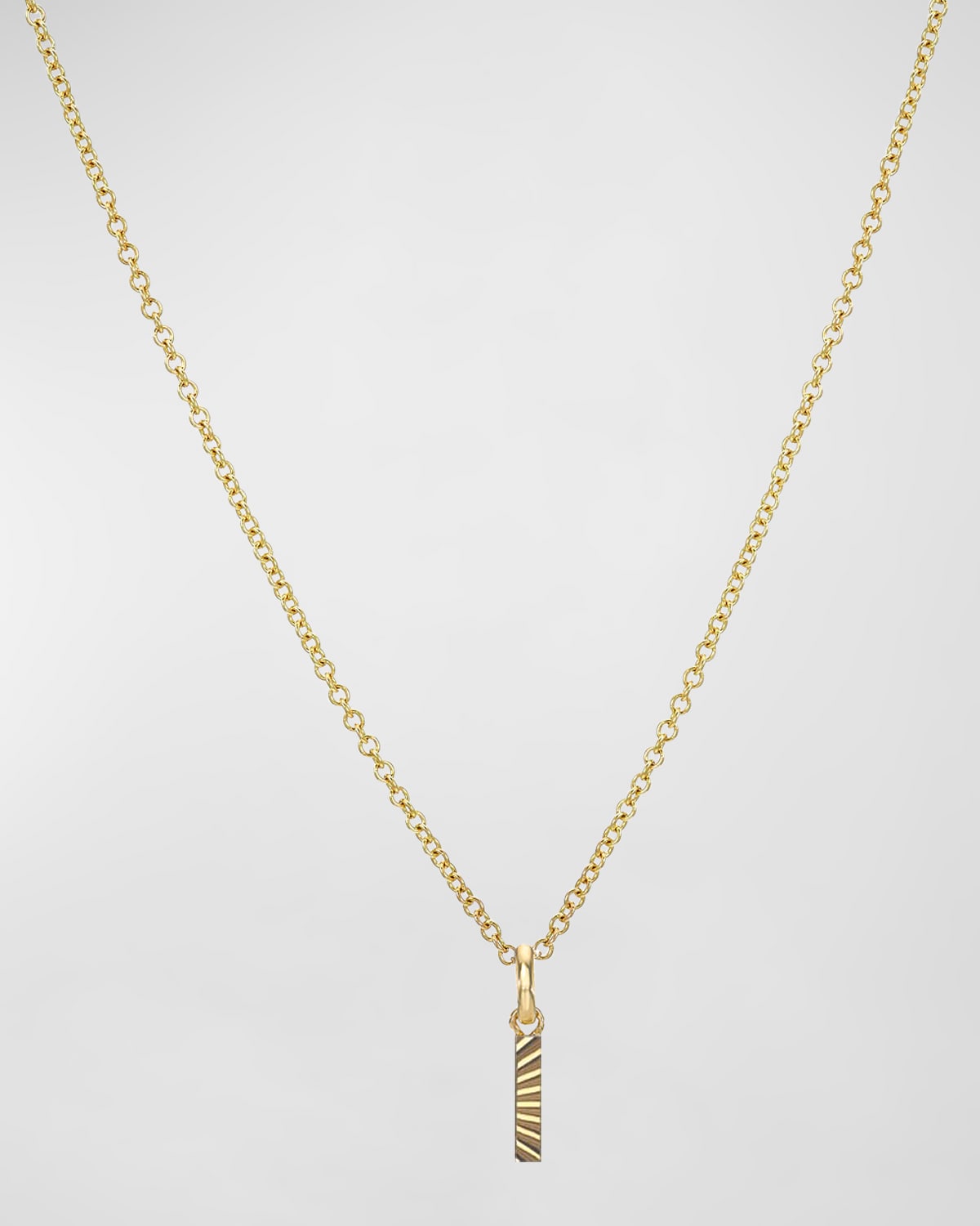 Zoe Lev Jewelry 14k Gold Initial Pendant Necklace