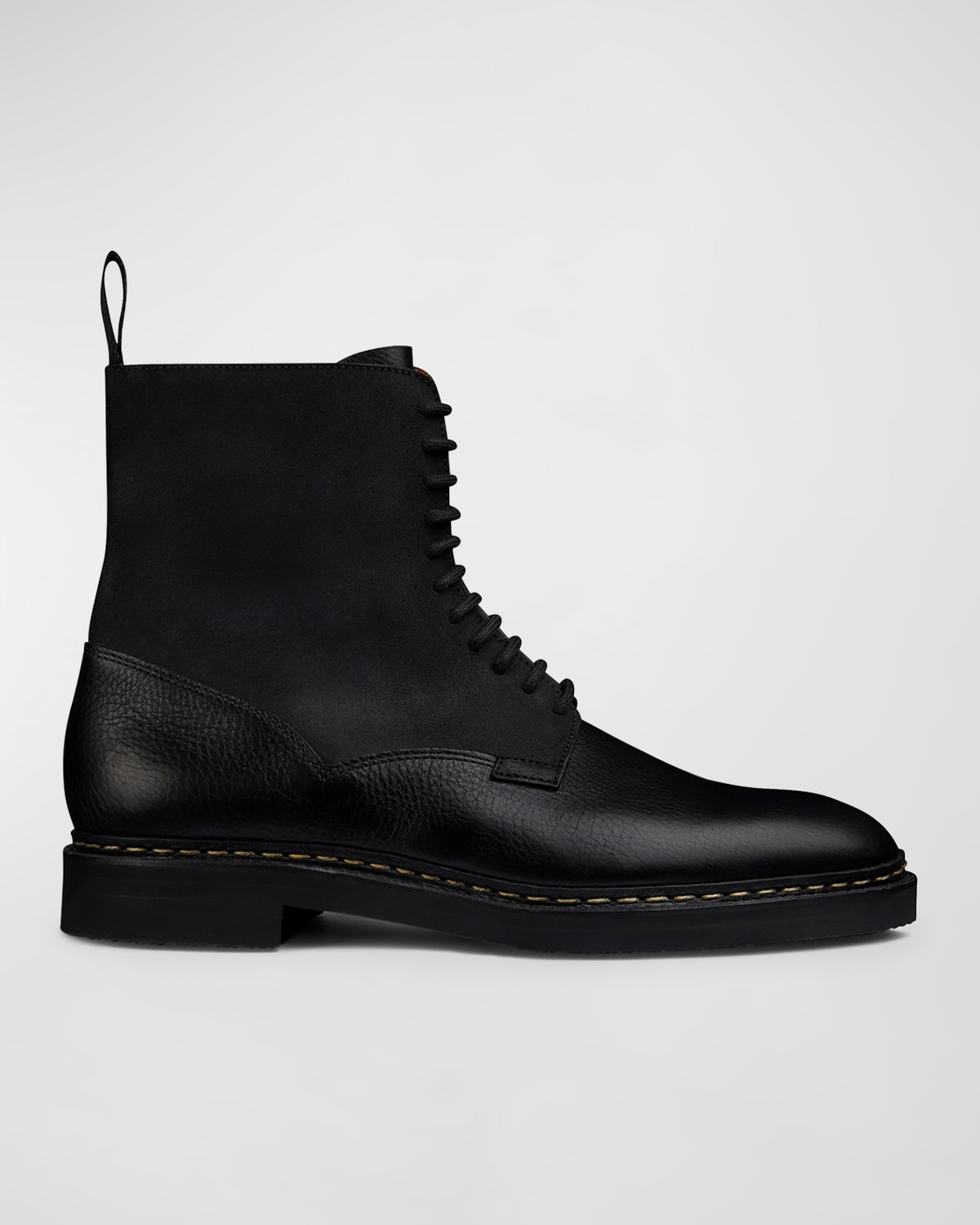 John Lobb Men's Perth Leather Laceup Boots In Black ModeSens