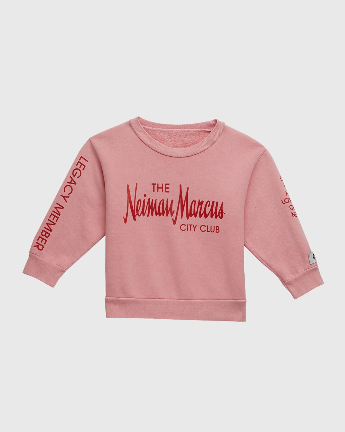Girl's NM City Club Crewneck Sweatshirt, Size 2-10