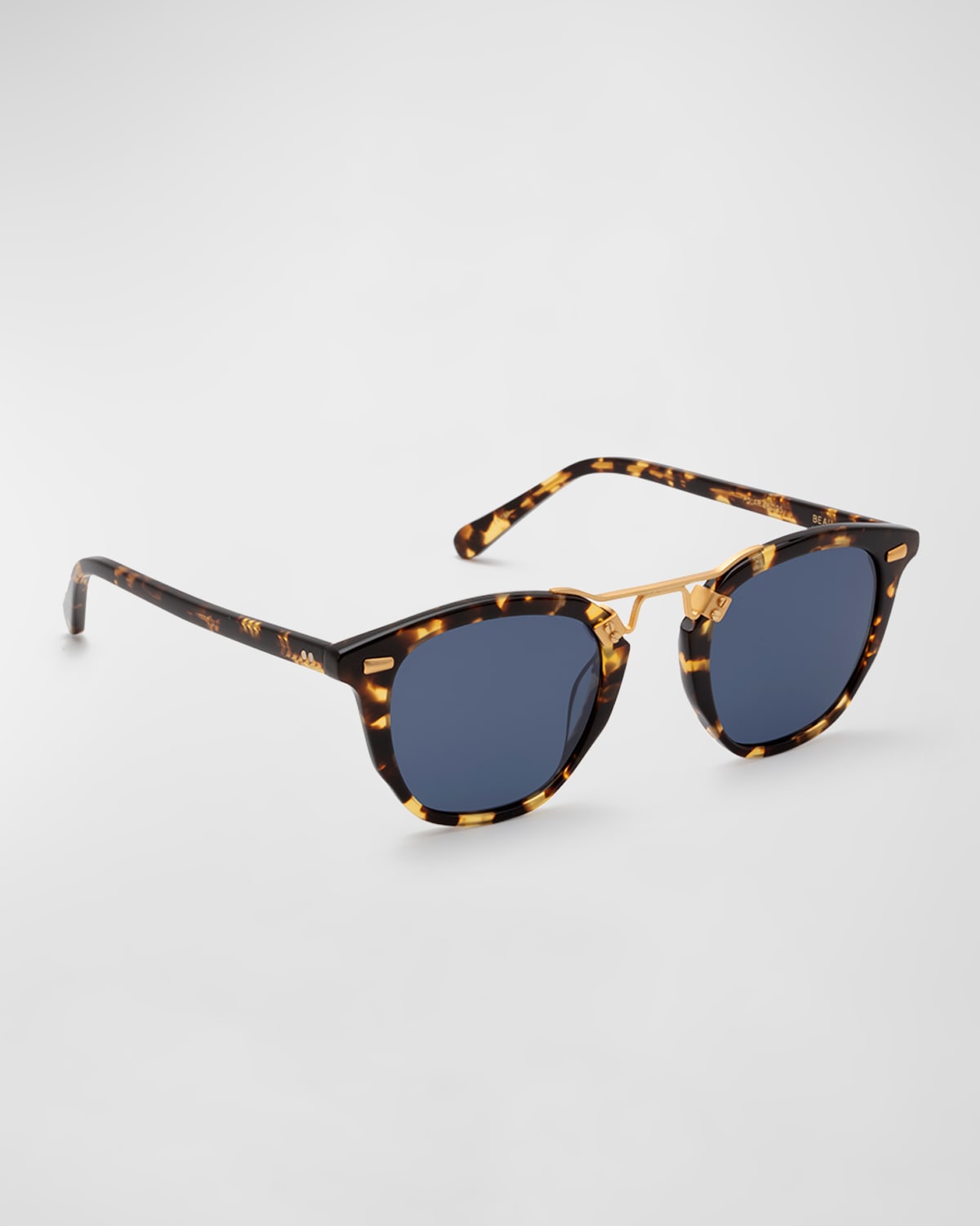 Krewe Men's Beau Round Polarized Sunlgasses In Bengal Polarized