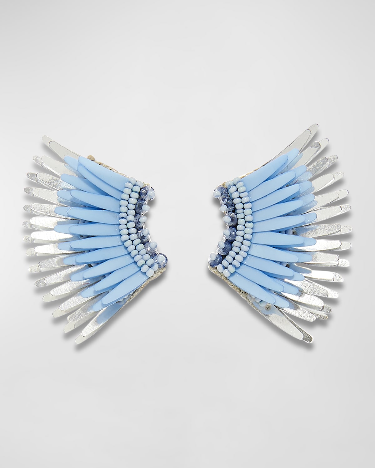 Madeline Gameday Earrings, Carolina Blue