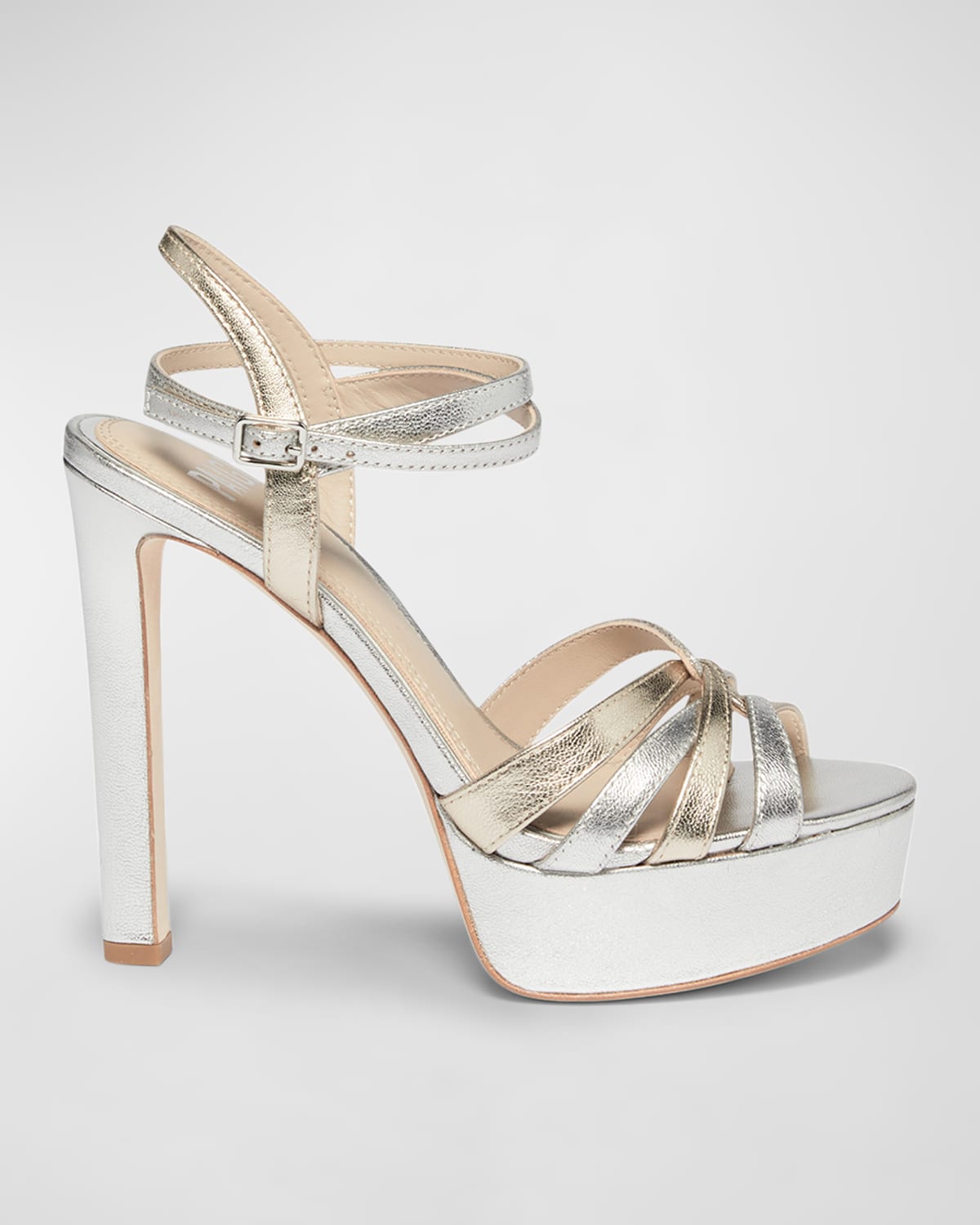 Paige Charlee Ankle Strap Platform Sandal In Multi