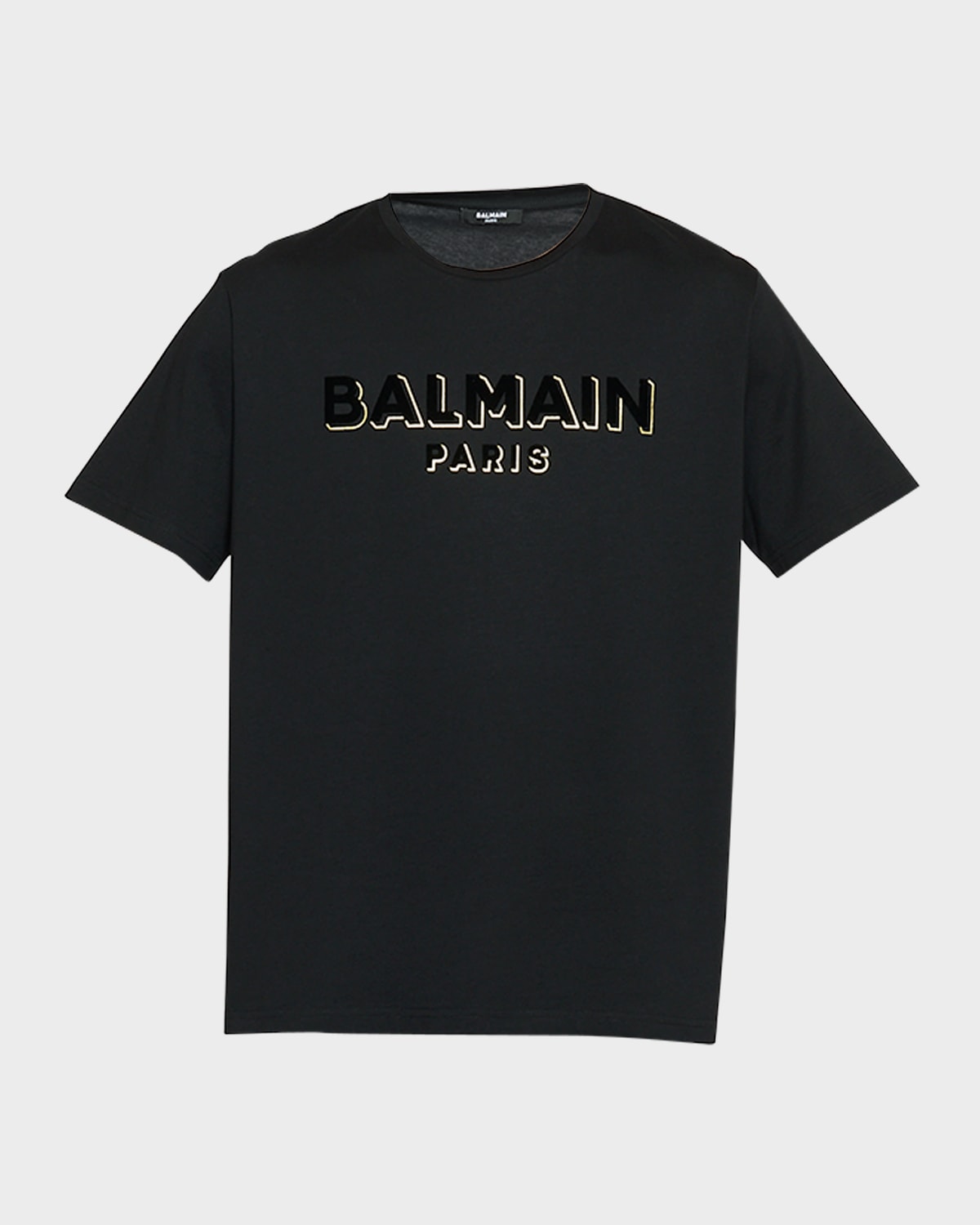 Balmain Topwear In Black/gold