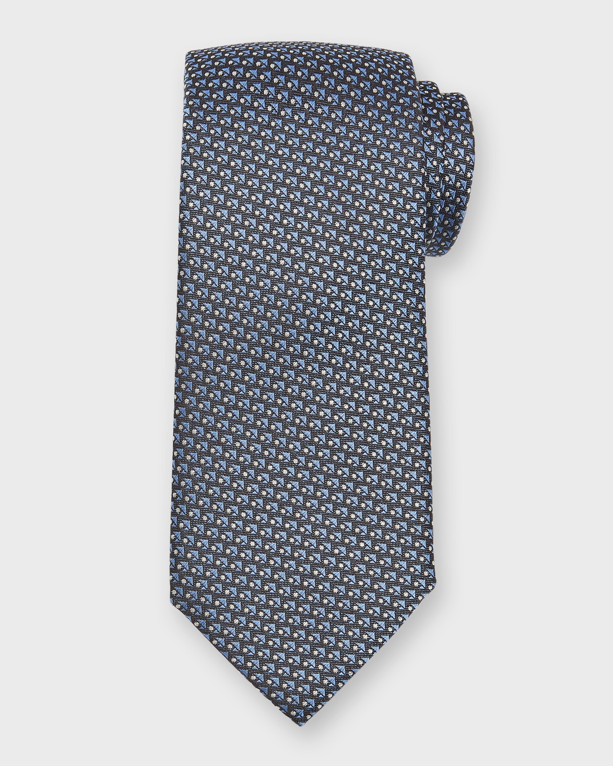 Men's Deco Stripe Silk Tie