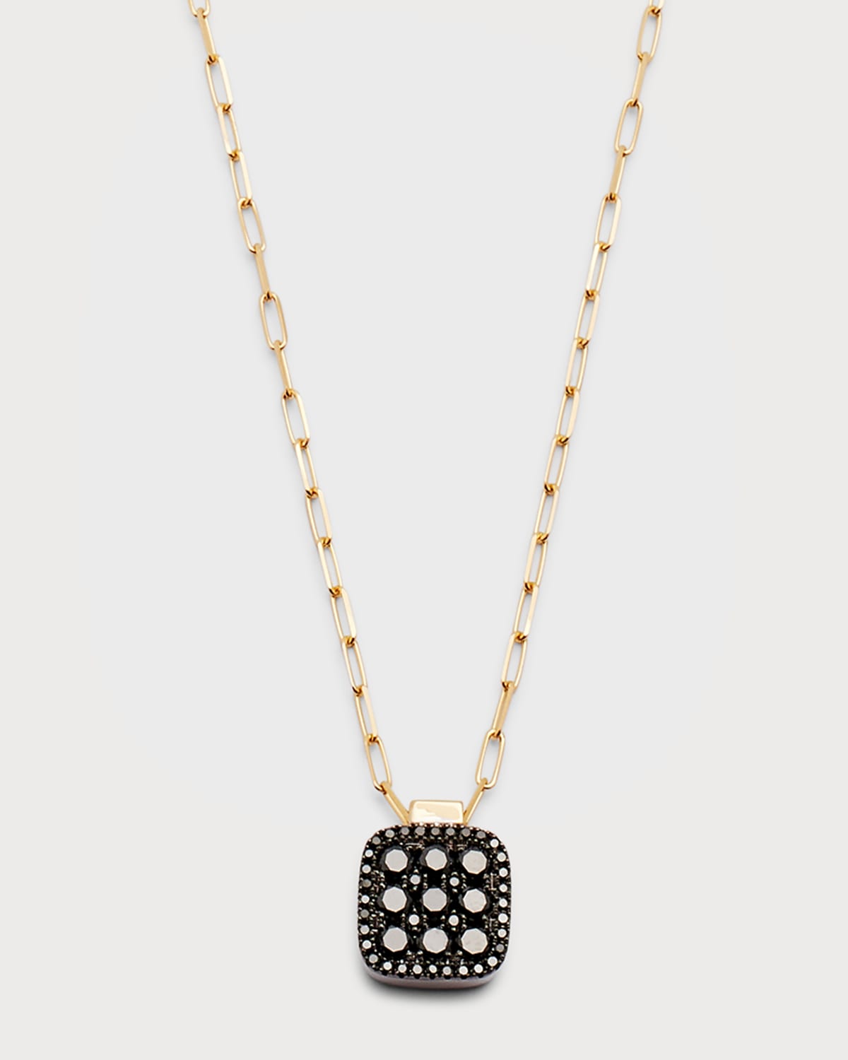 18k Necklace w/ Black Diamonds