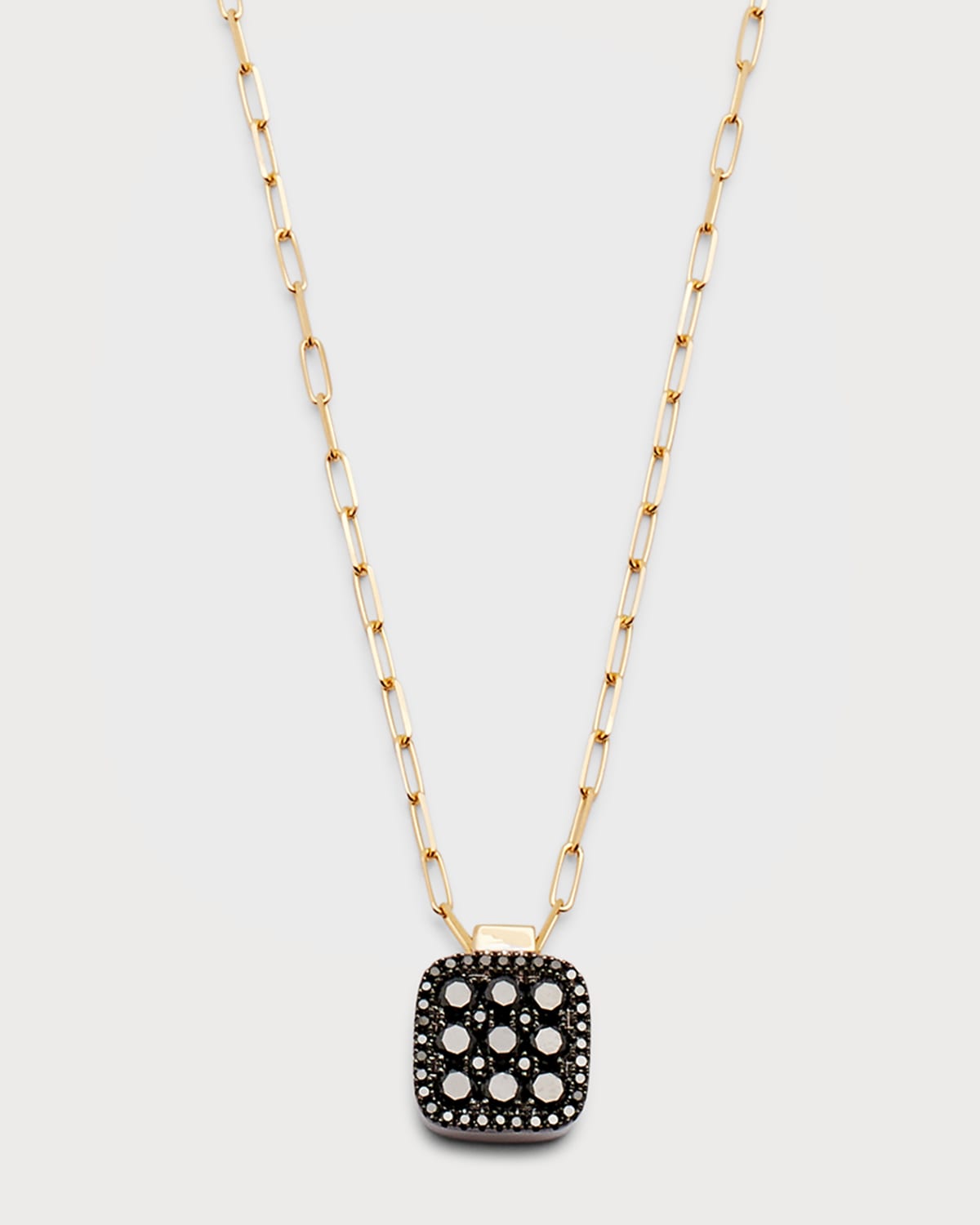 Frederic Sage 18k Necklace W/ Black Diamonds