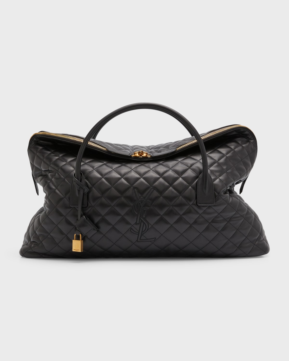 Es Giant YSL Travel Bag in Smooth Quilted Leather
