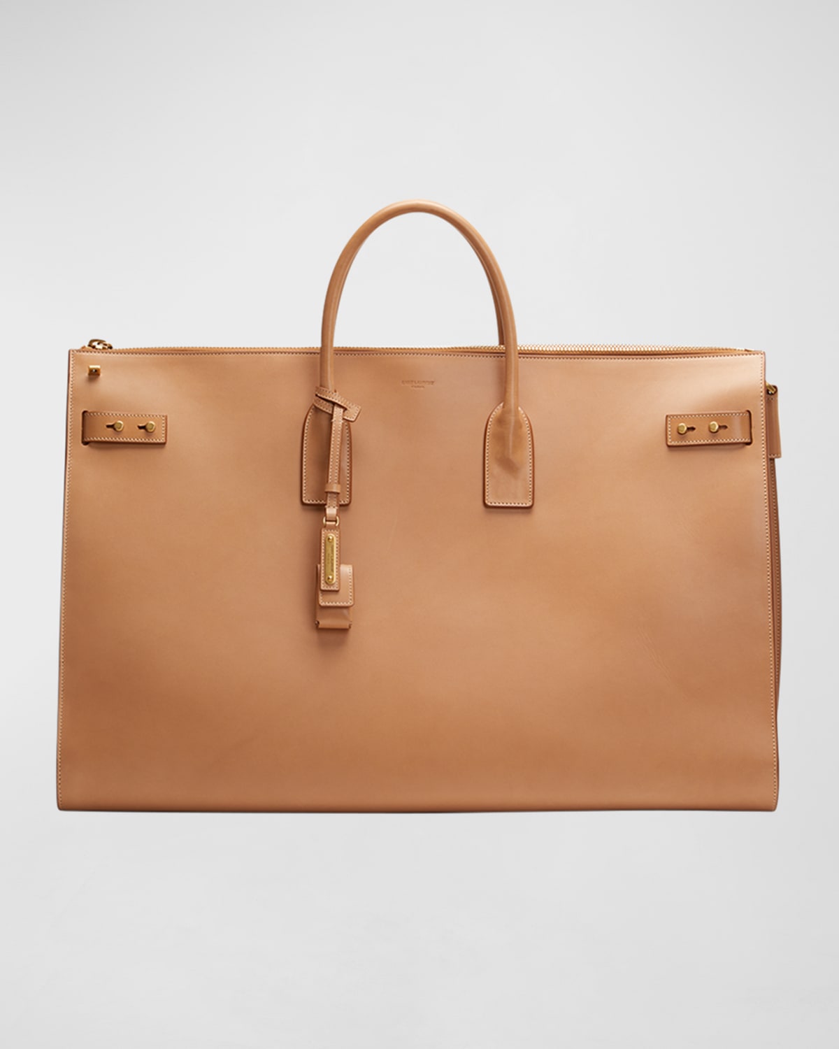 Sac De Jour Large Duffle Bag in Smooth Leather