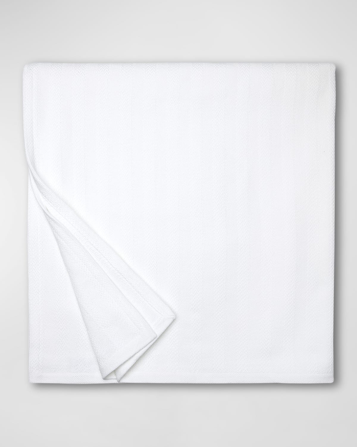 Sferra Tavira Twin Blanket, 80" X 100" In White