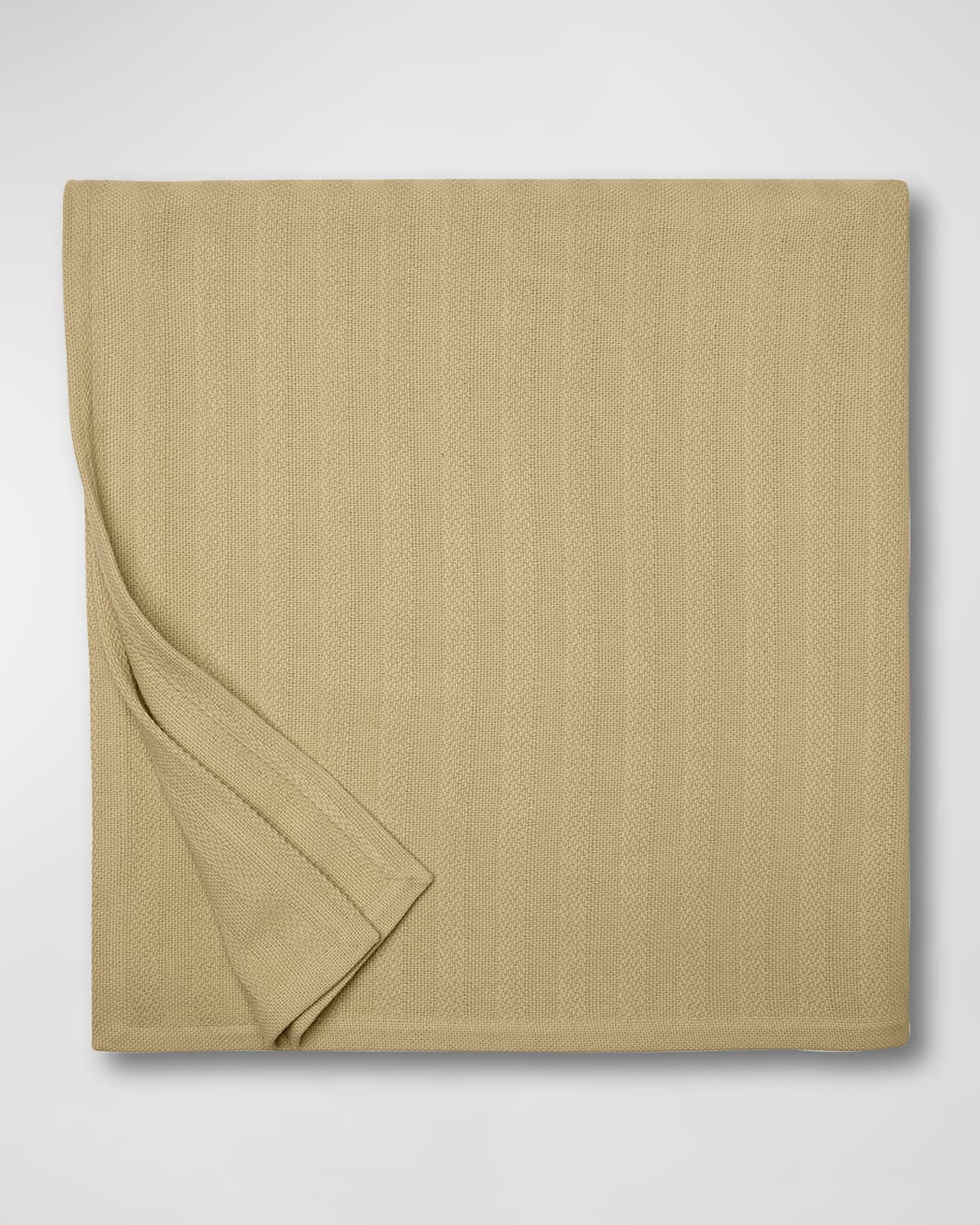 Sferra Tavira Twin Blanket In Dark Khaki