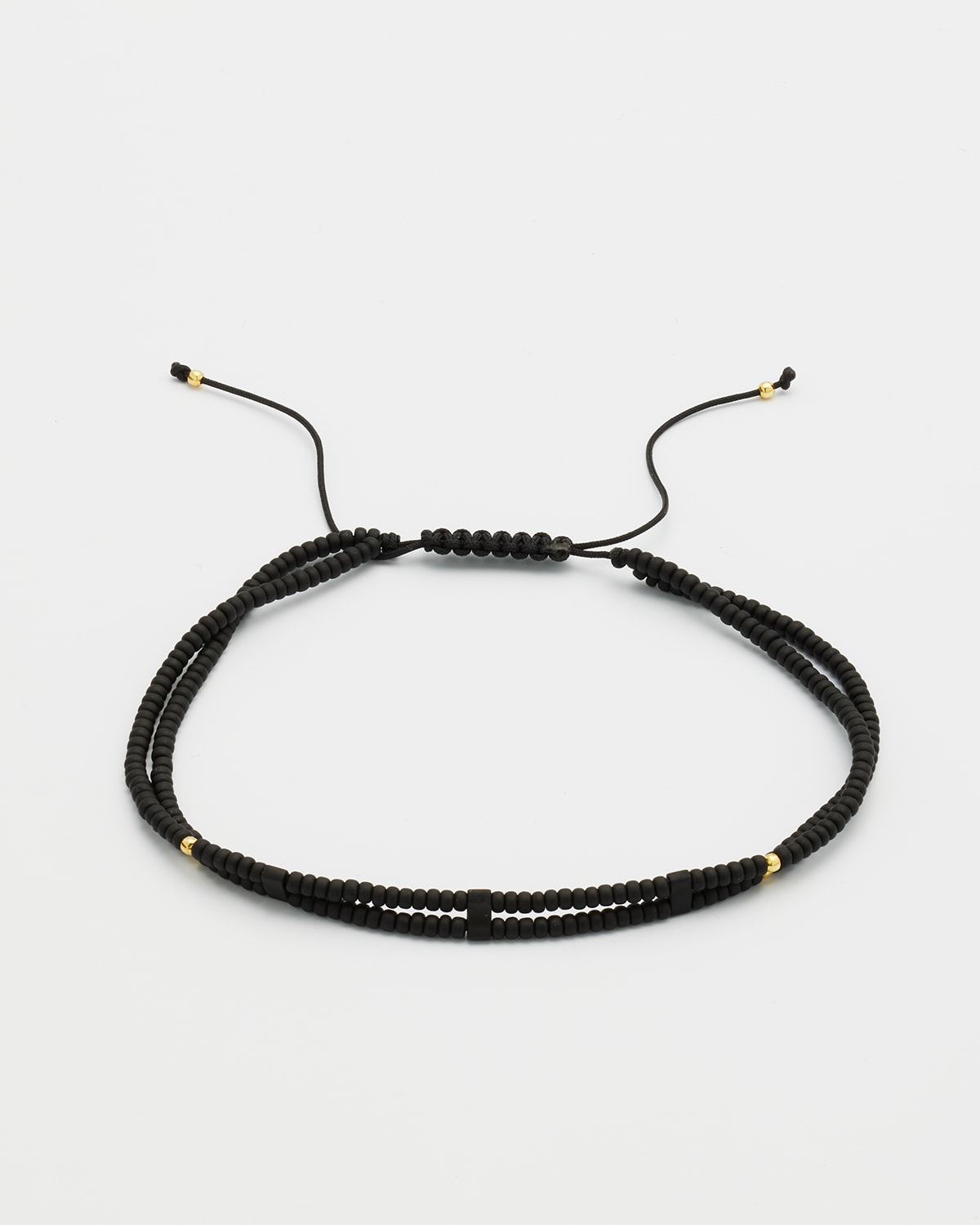 Men's Double Strand Micro-Bead Bracelet